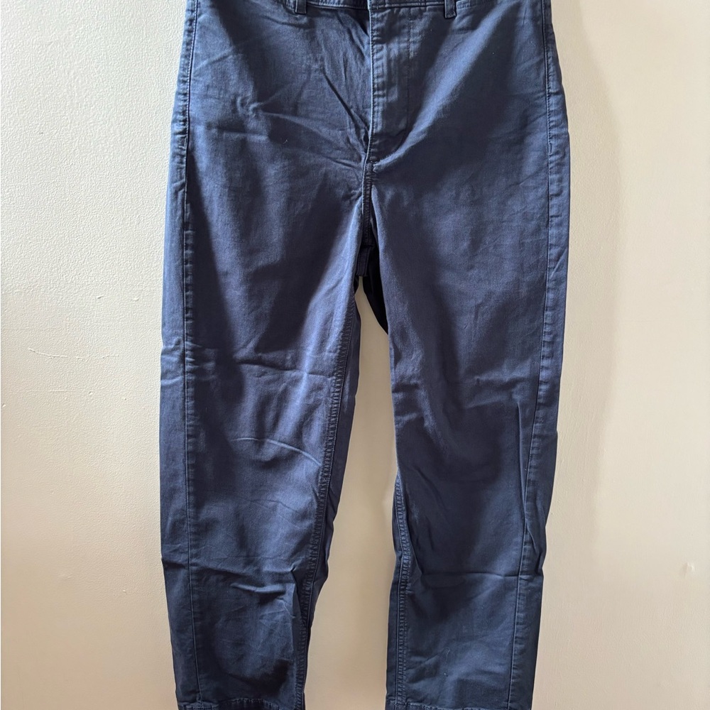 Everlane Straight Leg Blue Pants